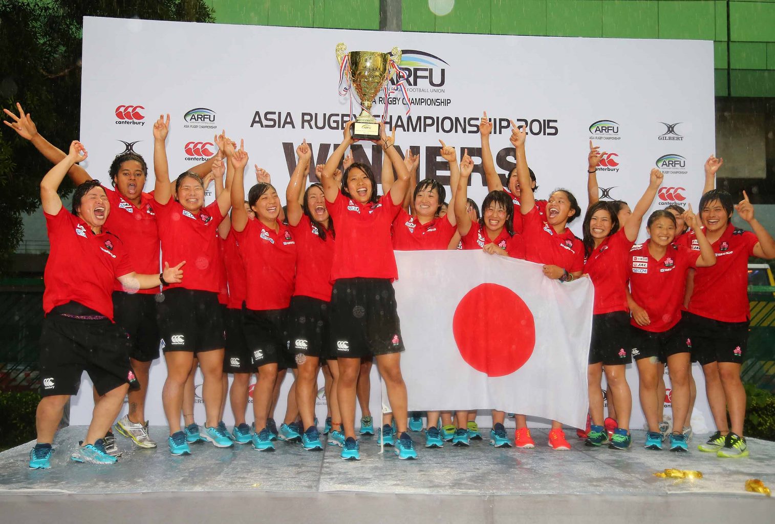女子15人制日本代表がカザフスタンと香港を倒し、アジアチャンピオンシップ初優勝（撮影：長岡洋幸）
